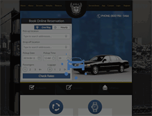 Tablet Screenshot of noblelimo.com